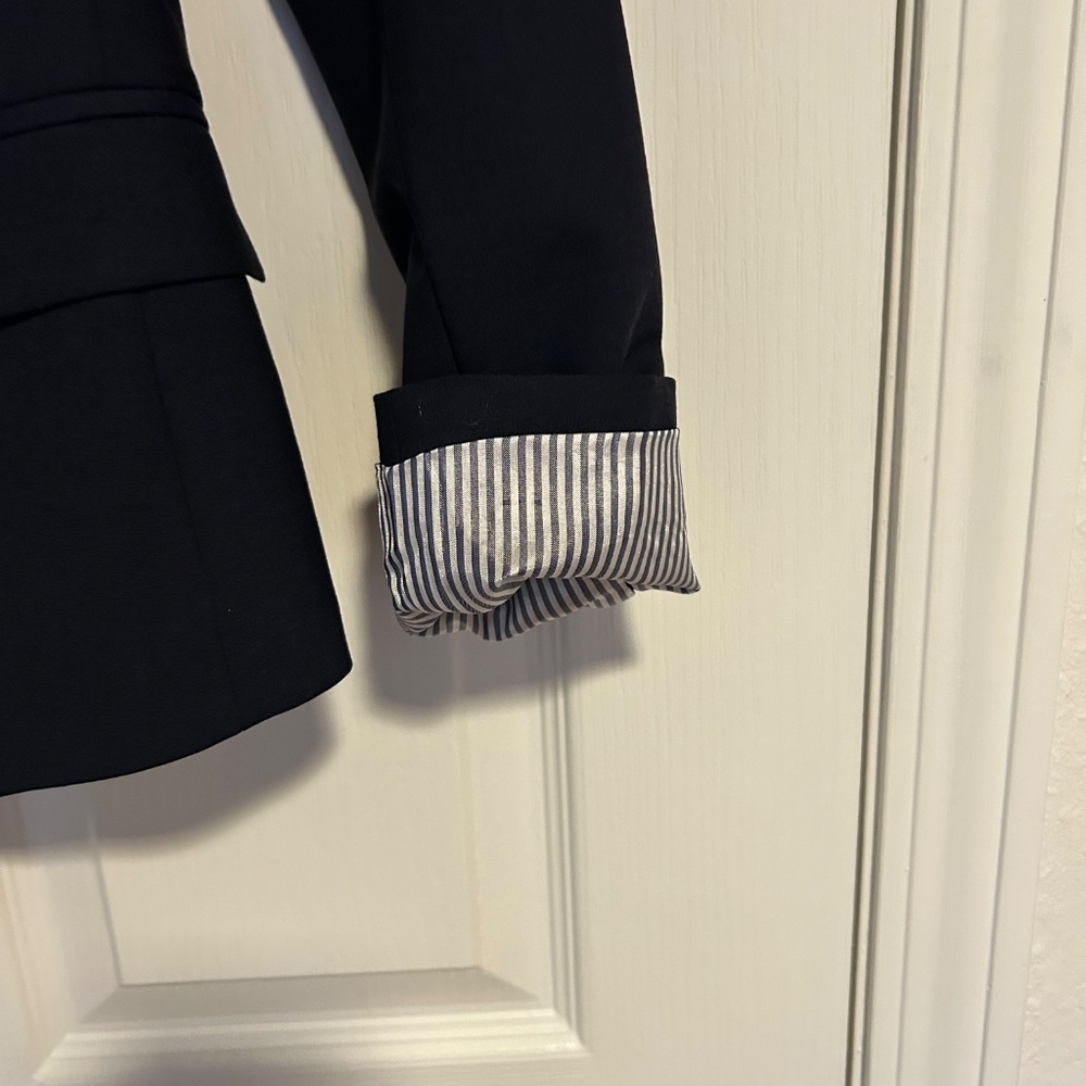 Banana Republic Navy Blazer Size 00P - Picture 5 of 5
